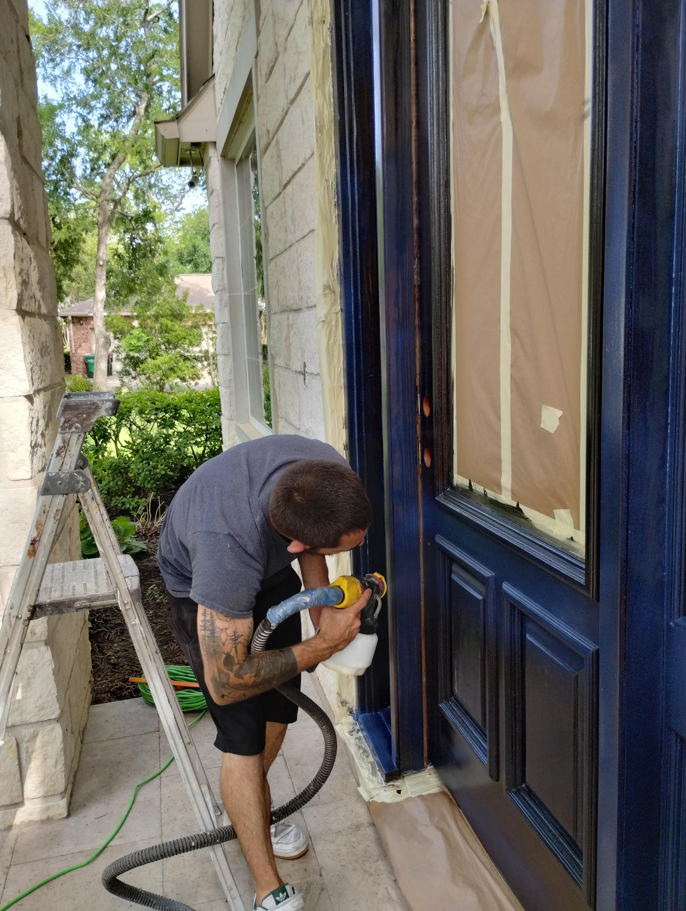 Roscoe's Front Door Refinishing | Expert Door Refinishing Services in Houston