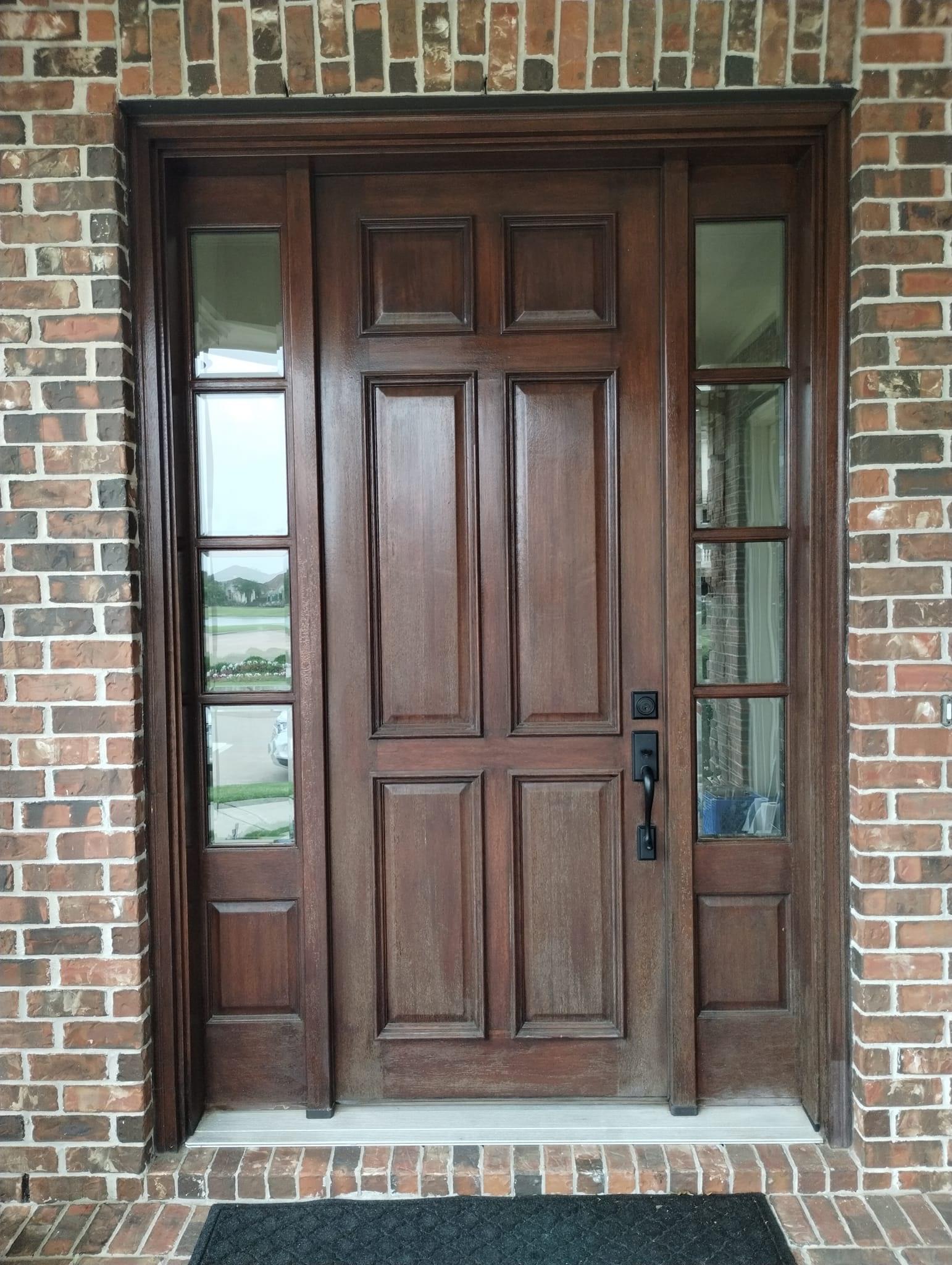 Roscoe's Front Door Refinishing | Expert Door Refinishing Services in Houston